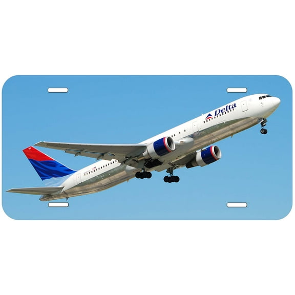 Delta Airplane Novelty Car Auto License Plate