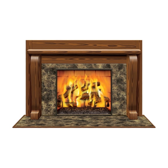 Insta View Fireplace Cardboard Stand-Up