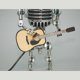 thumbnail image 4 of Vintage Microphone Robot Table Lamp Robot Desk Lamp with A Guitar,Retro Robot Touch Dimmer, 4 of 5