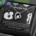 thumbnail image 2 of To My Wife My Rock Forever Necklace w Message Card, 2 of 20