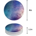 thumbnail image 1 of FMSHPON Galaxy Starry Sky Set of 8 Round Coaster for Drinks, Absorbent Ceramic Stone Coasters Cup Mat with Cork Base for Home Kitchen Room Coffee Table Bar Decor, 1 of 6