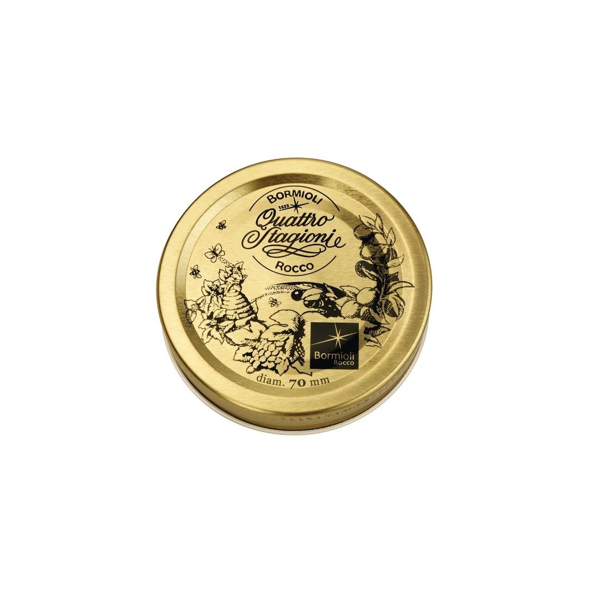 Bormioli Rocco Quattro Stagioni Lids (Set of 2) 70mm