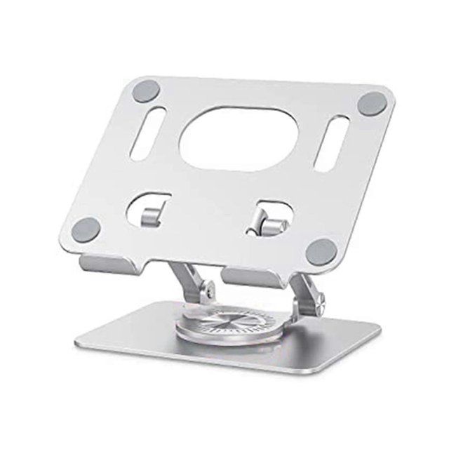 Support d'Ordinateur Portable Pliable Réglable Rotation 360 Support de Tablette Al-Alloy Stable Compatible avec Tablette