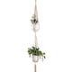 thumbnail image 1 of Bearachild Macramé trenzado para ventana, soporte para jardín, cesta, maceta, cuerda, colgador colgante Jardín y Patio No.07, 1 of 6