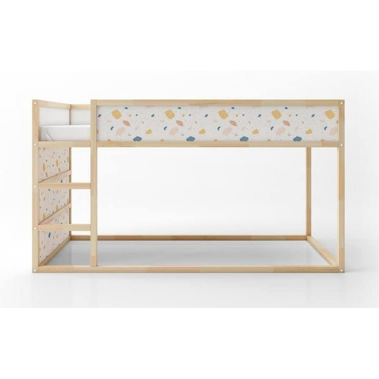 KURA Bed Colorful Venetian Terrazzo Imitation Pattern Kids Decals Sticker Furniture Decals for Nursery Adhesive