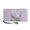 Lavender Floral Pattern, variant on POLERO Rabbit Easter Egg Long Wallet with Metal Zipper Large Capacity Long Purse for Travel, PU Leather Women's Wallets for Shopping