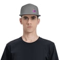 thumbnail image 6 of DouZhe Flat Brim Cap Snapback Hat, Dollar Currency I'm Rich Prints Adjustable Gray Adult Baseball Cap, 6 of 7