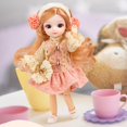 thumbnail image 2 of Muñecas BJD para niñas Linda Muñeca BJD De 8 Pulgadas, 13 Articulaciones, Juguete Para Niña, Regalos Navideños Para Niños, Pelo Naranja Pelo naranja MagiDeal Muñecas BJD para niñas, 2 of 6