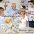 thumbnail image 2 of 50th Birthday Gifts for Women, 40 oz Tumbler with Handle and Straw, Womens 50th Birthday Gift Ideas Mug, 1974 Birthday Gifts for Women Cup, Vacuum Stainless Steel Insulated with Leak Proof Lid, 2 of 6