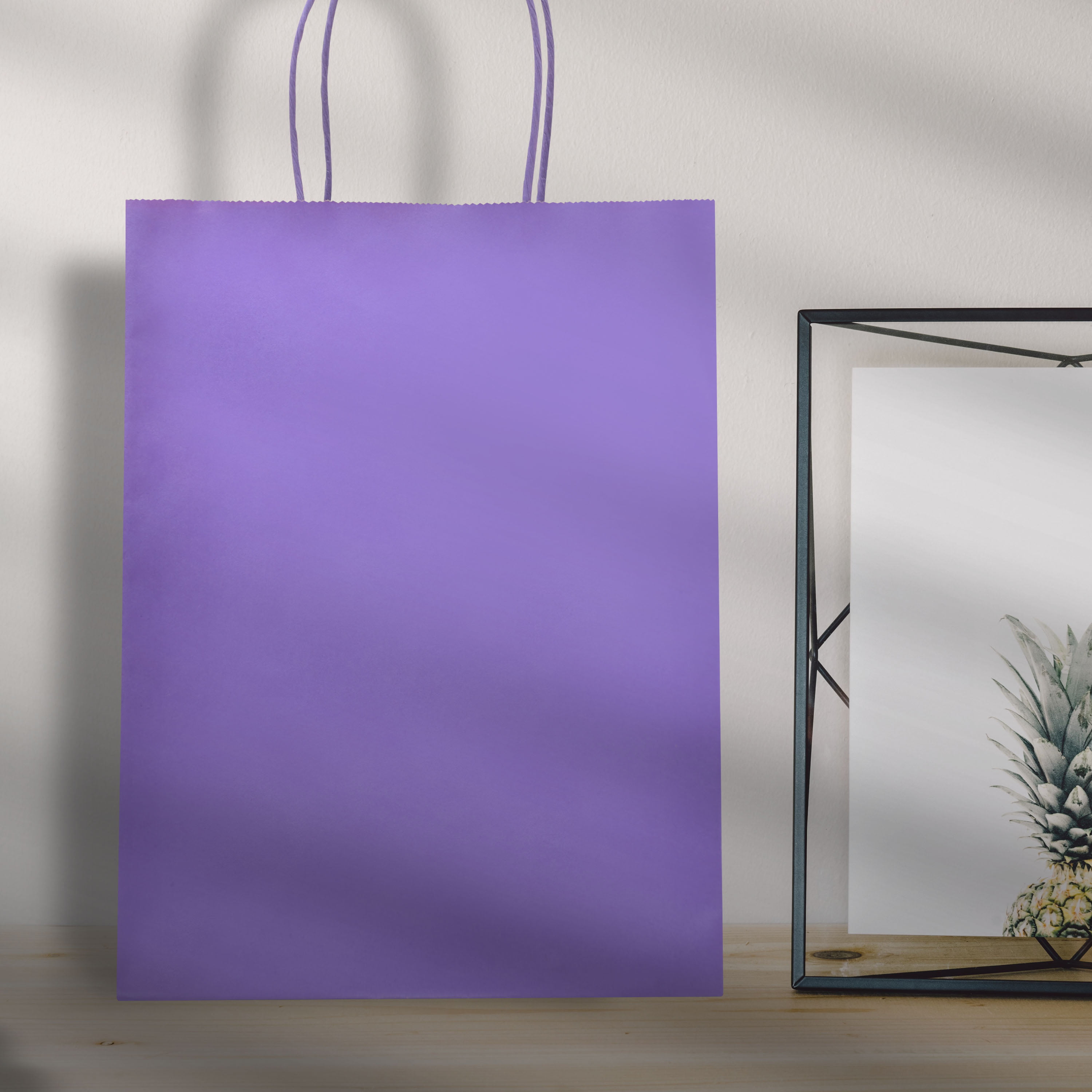 Purple Gift Bag stock image. Image of paper, carry, gift - 7325