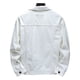 thumbnail image 2 of Sonducket Chaqueta elegante y cálida, adecuada para el clima otoñal, chaqueta vaquera para hombres, chaquetas para hombres, abrigos Abrigos y chamarras blanco 4XL, 2 of 6