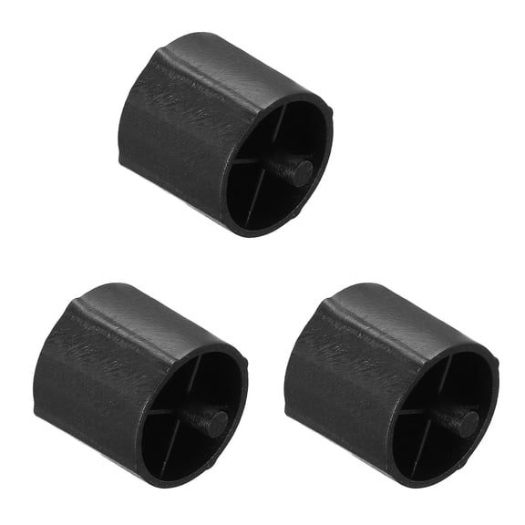 Uxcell 3Pcs Tape Dispenser Core, Replacement Core for 20032/20072 Tape Dispenser Plastic Insert Parts for Home Office Warehouse Wrapping Packaging Mailing Shipping, Black