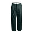 thumbnail image 4 of yunLCZ Womens Dress Pants Women's Casual Pants High Waisted Patchwork Simple Vertical Suit Pants, 4 of 4