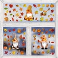 thumbnail image 4 of Thanksgiving Autumn Maple Dwarf Electrostatic Window Sticker Thanksgiving Scene Layout Sticker, 4 of 8