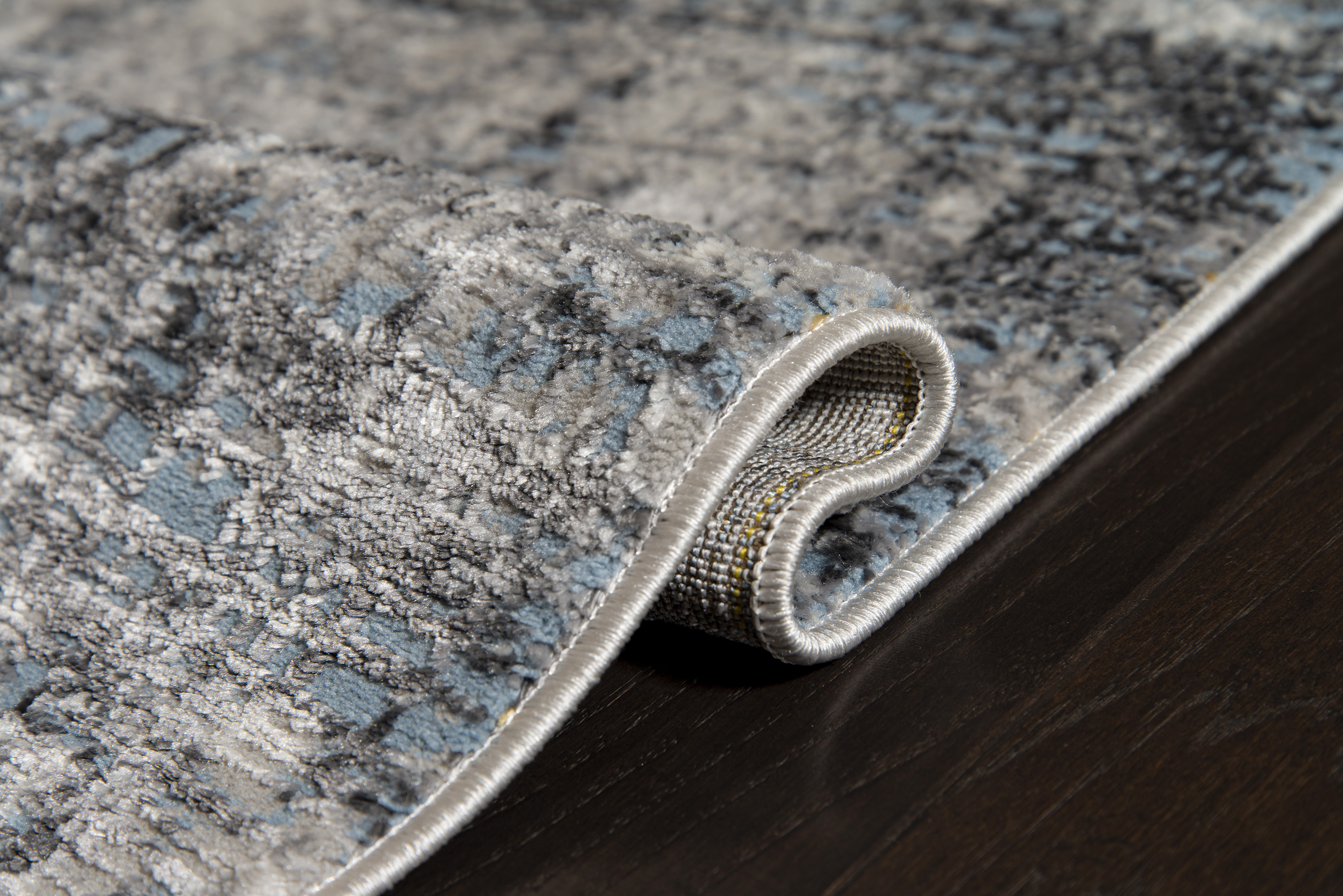 United Weavers Evolution Venture Contemporary Abstract Area Rug, Blue, 12'6" x 15'
