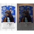 thumbnail image 2 of Carolines Treasures LH9295CNL French Bulldog Winter Snowflakes Holiday Ceramic Night Light, 2 of 2