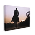 thumbnail image 4 of Stupell Industries Cowboy & Setting Sun Landscape Photography Gallery Wrapped Canvas Art Print Wall Art, 40 x 30, 4 of 8