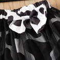 thumbnail image 2 of Gibobby faldas aesthetic Niños pequeños, bebés, niñas, sin mangas, chaleco acanalado, Tops, falda de tul con estampado de , conjunto de ropa(Negro， 5-6 Años), 2 of 5