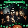 thumbnail image 5 of Ninonly Halloween Eyeball String Lights,16FT 30LED Halloween Light Outdoor Battery Operated,8 Modes Green Eyeballs Halloween Decorations Waterproof for House Party Garden Yard Outdoor Halloween Decor, 5 of 7