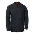 thumbnail image 2 of Men's Long Sleeve Guayabera Cuban Beach Wedding Button-Up Casual Dress Shirt, Black, S, 2 of 2