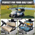 thumbnail image 4 of Uorisanigo Golf Cart Seat Covers Easy to Install Golf Cart Seat Cushions Front Hawaii Plumeria Palm Tree Scenery Anti-Slip Golf Cart Seat Protector Universal Fit All EZGO, More 2-Seat, 4 of 7