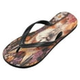 thumbnail image 2 of YAZAOOSummer Flip Flops Creatively Fox Plays in Flowers Simple Beach Sandals, 2 of 8