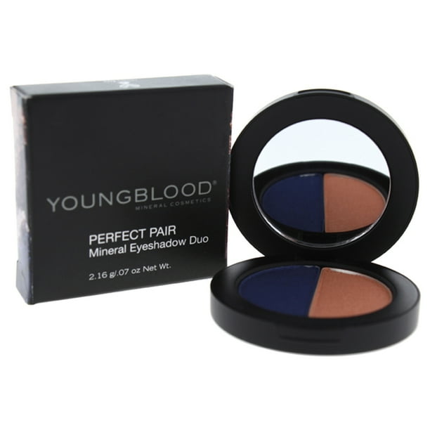 Dúo de sombras de ojos minerales Perfect Pair - Graceful de Youngblood para mujeres - Sombra de ojos de 0,07 oz Youngblood Youngblood Perfect Pair Mineral Eyeshadow Duo - Graceful Sombra Dama 0.07oz