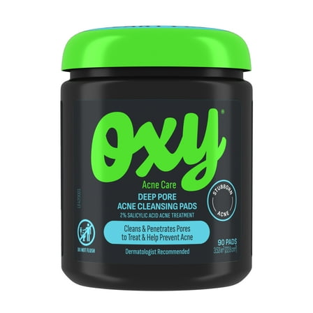 Oxy Deep Pore Acne Facial Cleansing Pads, Salicylic Acid, 90 Pads