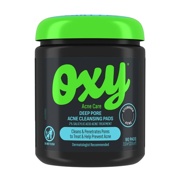 Oxy Deep Pore Acne Facial Cleansing Pads, Salicylic Acid, 90 Pads