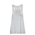 thumbnail image 1 of Taurus TAU Constellation Astrology Women's Fashion Sleeveless Flowy Racerback Workout Yoga Tank Top Sport Grey Small, 1 of 3