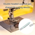 thumbnail image 2 of Double Ended Needle Threader Pen Shaped Threading Tool with Protective Lid for Sewing Embroidery and Clothing Project, 2 of 7