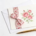 thumbnail image 6 of Floral Wired Edge Ribbon Flower Fabric Ribbon Spring Summer Vintage Wrapping Ribbons for Wreath Bow Making DIY Crafts Wrapping Party Decor, 6 of 6