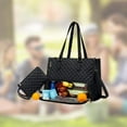 thumbnail image 2 of PU Lunch Storage Bag For Women Laptop Bag With Insulated Compartment, 2 of 13