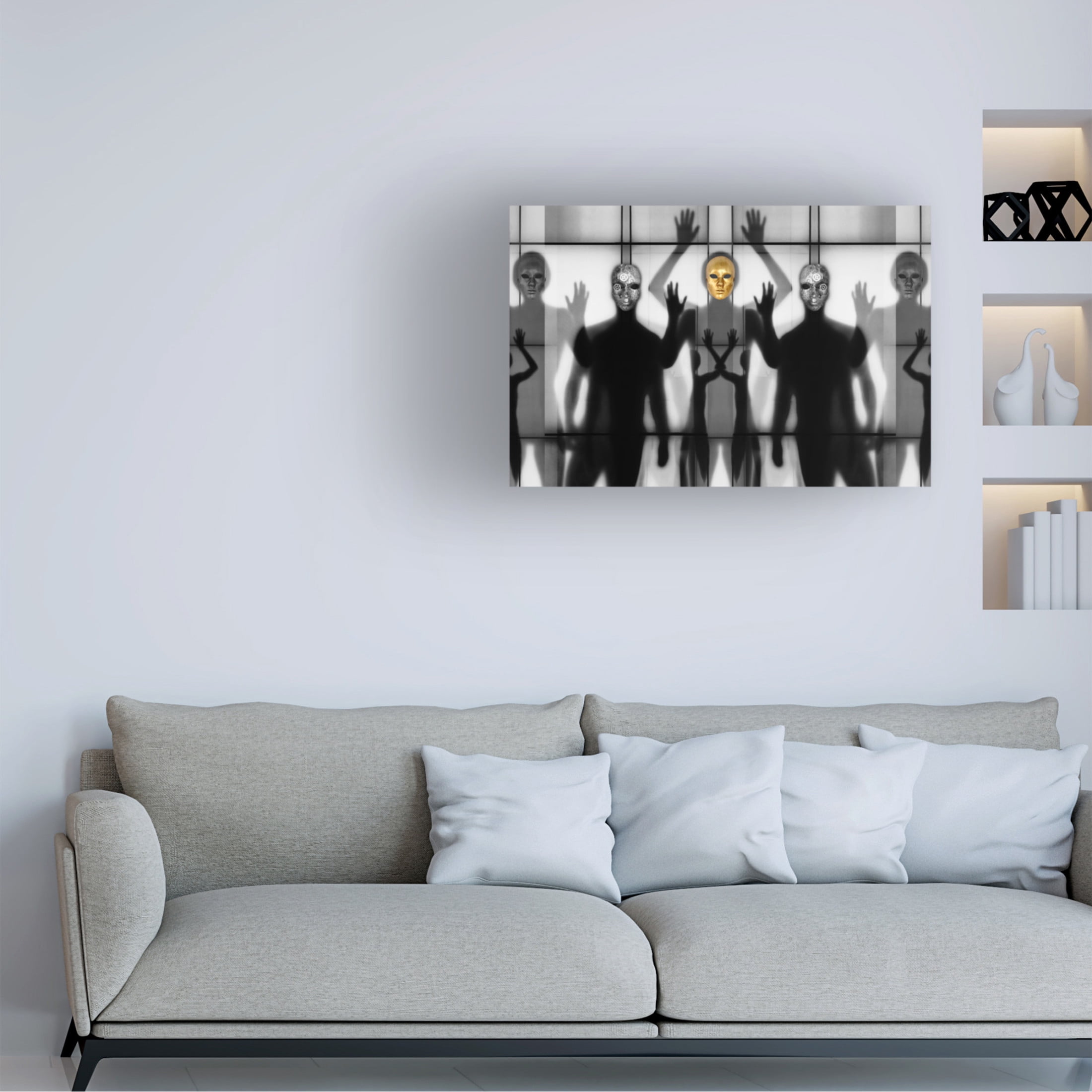 Canvas Wall Art - Igor Shrayer 'Body Language 64' Wall Art for Living Room, Bedroom, or Office Décor by Trademark Fine Art - 24 x 16 Inches