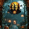 thumbnail image 6 of Clearance Under $1! 1PC Double-Sided Acrylic Witch Pendant, Vivid Halloween Hanging Ornament for Porch & Window, Acrylic, (One Size, Black), 6 of 6
