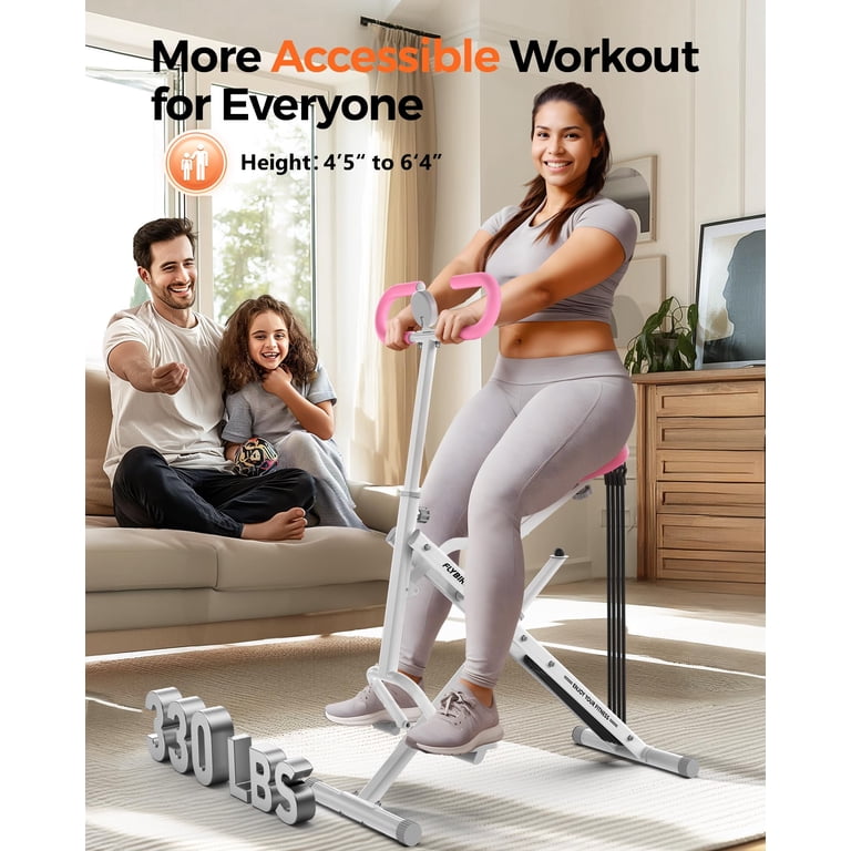 Sportsroyals Pink Squat Machine with Resistance Bands photo 5