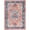 Navy/Red, variant on SAFAVIEH Riviera Vasil Medallion Polyester Machine Washable Runner Rug, Navy/Red, 2'2" x 9'