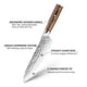 thumbnail image 5 of Cuchillo de Cocina Cuchillo de Cocina Martillado Japonés para Cortar y Cortar Carne y Verduras, 5 of 7