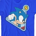 thumbnail image 2 of Sonic The Hedgehog Triangle Frame Youth Royal Blue Crew Neck Short Sleeve T-shirt-XL, 2 of 7