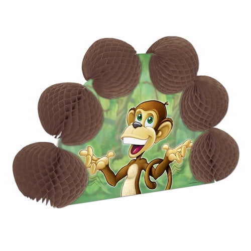 Monkey Pop-Over Centerpiece Party Accessory (1 count) (1/Pkg)