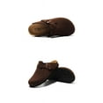 thumbnail image 6 of Unisex Boston Soft Footbed Clog，Suede Leather Clogs, Cork Clogs Shoes for Women Men，Antislip Sole Slippers Mules, 6 of 14