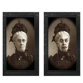 Creepy Vintage Goth Girl Photo - Scary Pictures - Ghost Decor - Gothic Wall  Art Decorations - Pagan Gifts - Haunted Mansion - Satanic Demon Child Wall