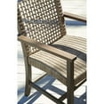 thumbnail image 6 of Signature Design by Ashley Germalia Outdoor Dining Arm Chair (Set of 2), Brown, 6 of 8
