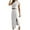 White, variant on Xunlbb New Trendy Women's Dresses Women's Summer Solid Color Sleevless Crew Neck Skirt Suit Size S-2XL Holiday Party Clearance