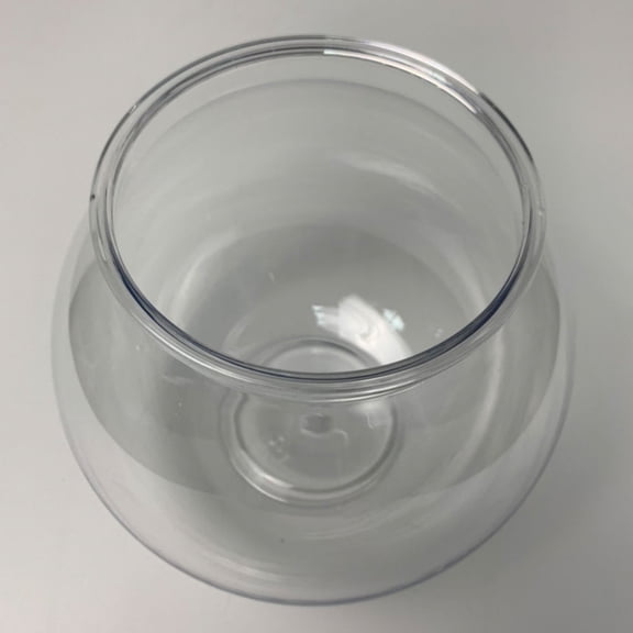 Tineasur 2Pcs Clear Plastic Fish Tank Hydroponics Plant Holder with Decorative Use