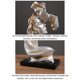 thumbnail image 4 of Wosthever Exquisita estatua de arte de resina decoración interior elección de regalo beso estatua abstracta estatua de resina innovadora Decoración del hogar 7128F-02, 4 of 6