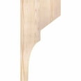 thumbnail image 3 of 3 1/2"W x 12"D x 24"H Monterey Smooth Corbel, Douglas Fir, 3 of 9