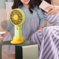 thumbnail image 2 of Hwkond Handheld Fan USB Handheld Fan - With Base - Vertical Blower - Mini Rechargeable And Easy To Store Small Fan on Clearance, 2 of 8