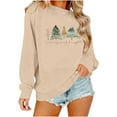 thumbnail image 4 of Neewe Women's Oversized Sweatshirt Christmas Crewneck Long Sleeve Casual Loose Pullover Tops, 4 of 8
