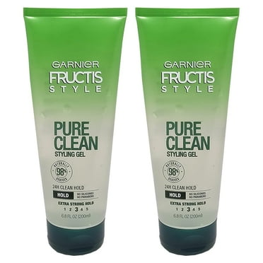 Garnier Fructis Style Pure Clean Styling Gel 6.8 oz 200ml(Pack of 2)